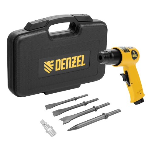 Пневматический молоток НР4500 + набор насадок, 113 л/мин, 4500 уд/мин Denzel по ценам производителя в Казани с доставкой по всей России