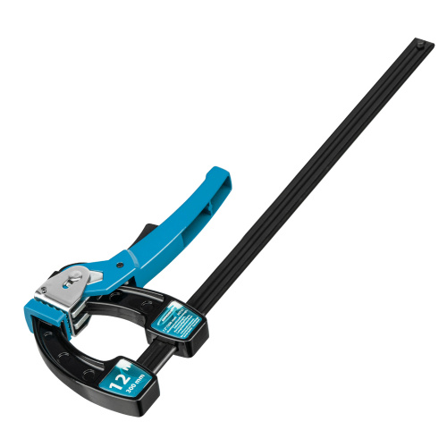 Струбцина реечная быстрозажимная 12, металлический корпус, рычажный храповой механизм, 300 мм Gross купить в Москве с доставкой по всей России | ProtosMarket.ru