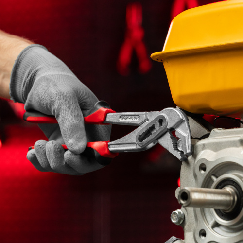 Клещи переставные Nickel (белый) 250 мм, хром-ванадий, двухкомпонентные рукоятки Matrix купить в Москве с доставкой по всей России | ProtosMarket.ru