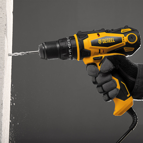 Дрель-шуруповерт сетевая ударная ISD-300-13 Denzel купить в Москве с доставкой по всей России | ProtosMarket.ru