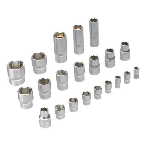 Набор инструментов, 1/2", 1/4", CrV, S2, пластиковый кейс, 64 предмета Denzel по ценам производителя в Казани с доставкой по всей России