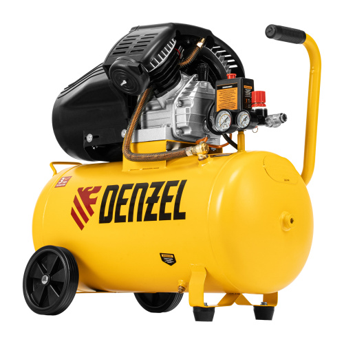 Компрессор воздушный прям. привод DCV1800/50, 1,8 кВт, 50 литров, 320 л/мин Denzel купить в Москве с доставкой по всей России | ProtosMarket.ru