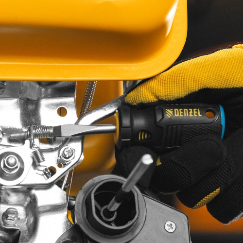 Отвертка, SL6x38 мм, S2, 3к рукоятка Denzel по ценам производителя в Казани с доставкой по всей России