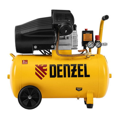 Компрессор воздушный прям. привод DCV1800/50, 1,8 кВт, 50 литров, 320 л/мин Denzel купить в Москве с доставкой по всей России | ProtosMarket.ru