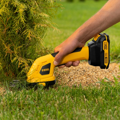 Ножницы-кусторез аккумуляторные GS-20, Li-Ion, 20 В Denzel по ценам производителя в Казани с доставкой по всей России