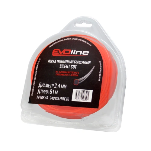 Леска (корд) триммерная EVOline SILENT CUT (2.4 мм, 81 метр) по ценам производителя в Казани с доставкой по всей России