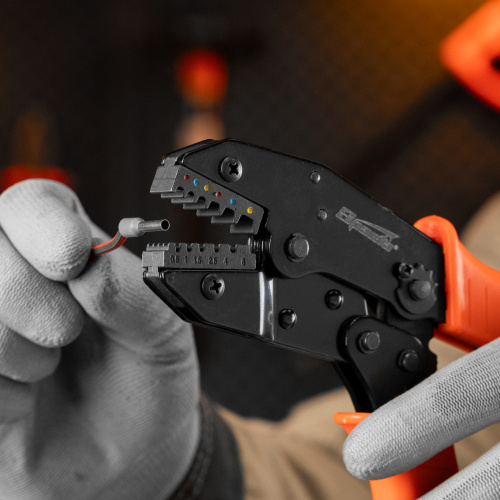 Клещи, 0.5-6 мм, для обжима электрокабеля Sparta купить в Москве с доставкой по всей России | ProtosMarket.ru