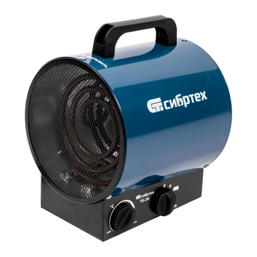 Тепловая пушка ТВ-2М (тепловентилятор), 230 В, 2 режима: вентилятор / 2000 Вт Сибртех по ценам производителя в Казани с доставкой по всей России