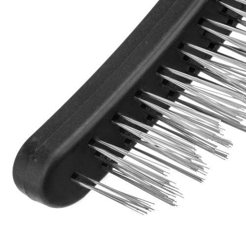 Щетка трехрядная металлическая с пластмассовой ручкой Sparta по ценам производителя в Казани с доставкой по всей России