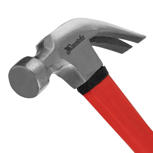 Молоток-гвоздодер optimal, 450 г, фибергласовая обрезиненная рукоятка Matrix купить в Москве с доставкой по всей России | ProtosMarket.ru