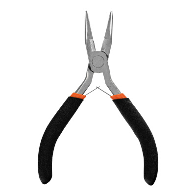 Длинногубцы прямые Mini, 130 мм, никелированные, авторазжим Sparta купить в Москве с доставкой по всей России | ProtosMarket.ru