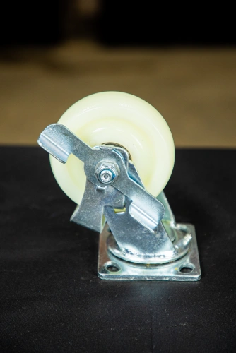 Колесо большегрузное поворотное SCdnb 55 125 мм полипропиленовое с тормозом по ценам производителя в Казани с доставкой по всей России