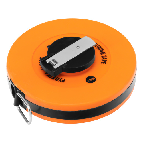 Рулетка геодезическая, 10 м х 12,5 мм, лента ПВХ, закрытый круглый корпус Sparta по ценам производителя в Казани с доставкой по всей России