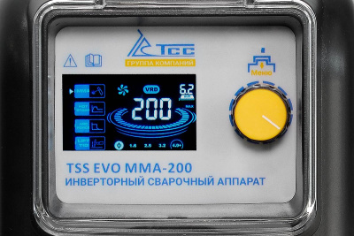 Сварочный инвертор ТSS EVO MMA-200 купить в Москве с доставкой по всей России | ProtosMarket.ru