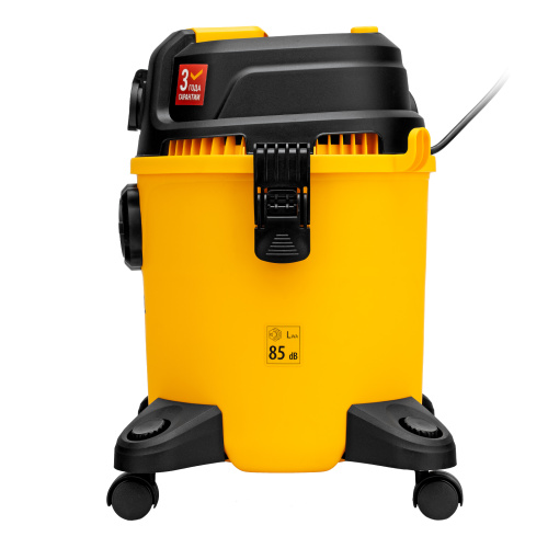 Пылесос строительный RVC20, 1400 Вт, бак 20 л, шланг 3 м, розетка с автосинхр. Denzel купить в Москве с доставкой по всей России | ProtosMarket.ru