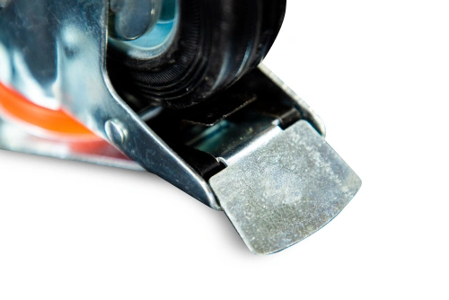 Колесо поворотное резина SCb 63 160 мм с тормозом (Y) по ценам производителя в Казани с доставкой по всей России