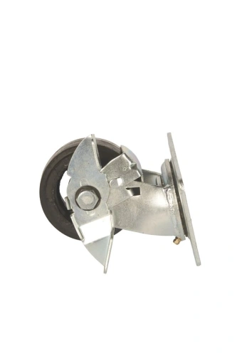 Колесо большегрузное поворотное SCdb 42 100 мм обрезиненное с тормозом (N) купить в Москве с доставкой по всей России | ProtosMarket.ru