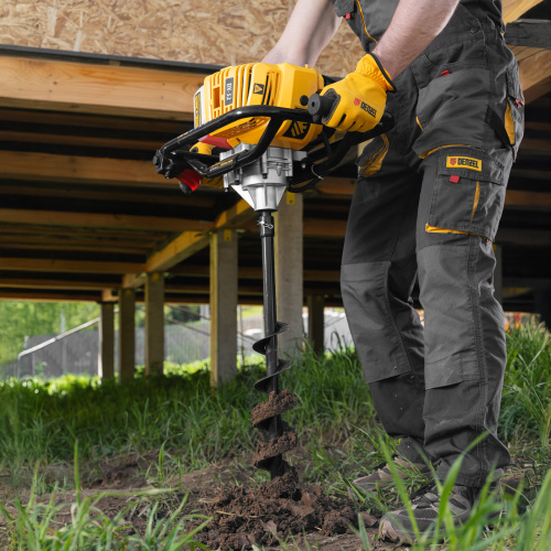 Мотобур DX-52, объем двигателя 52 см3, соединение 20 мм, без шнека Denzel купить в Москве с доставкой по всей России | ProtosMarket.ru