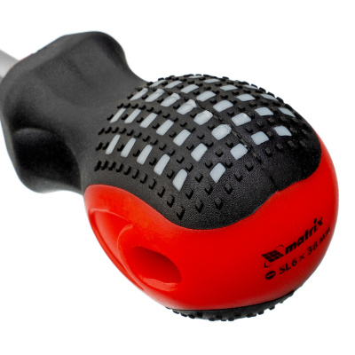 Отвертка Fusion, SL6 х 38 мм, CrV, трехкомпонентная рукоятка "Anti slip" Matrix купить в Москве с доставкой по всей России | ProtosMarket.ru