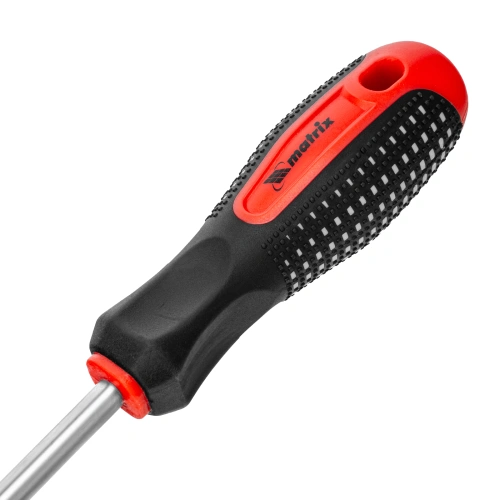 Отвертка Fusion, SL8 х 200 мм, CrV, трехкомпонентная рукоятка "Anti slip" Matrix по ценам производителя в Казани с доставкой по всей России