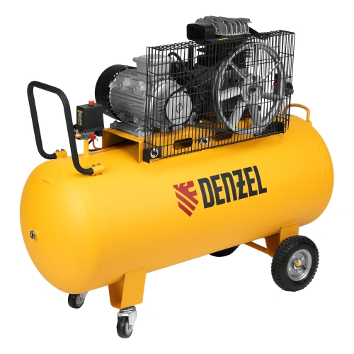 Компрессор воздушный BCI3000-T/200, ременный привод , 3.0 кВт, 200 литров, 530 л/мин Denzel купить в Москве с доставкой по всей России | ProtosMarket.ru