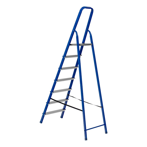 Стремянка, 7 ступеней, стальной профиль, алюминиевые ступени Сибртех купить в Москве с доставкой по всей России | ProtosMarket.ru