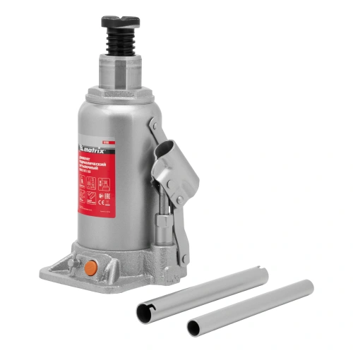 Домкрат гидравлический бутылочный, 16 т, h подъема 230-460 мм Matrix по ценам производителя в Казани с доставкой по всей России