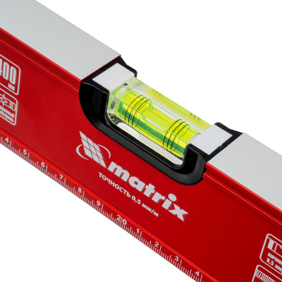 Уровень алюминиевый, фрезерованный, 3 глазка, 400 мм Matrix по ценам производителя в Казани с доставкой по всей России