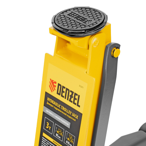 Домкрат гидравлический подкатной, 3 т, 85-610 мм, быстрый подъем, низ. подхват, проф, SUV Denzel по ценам производителя в Казани с доставкой по всей России