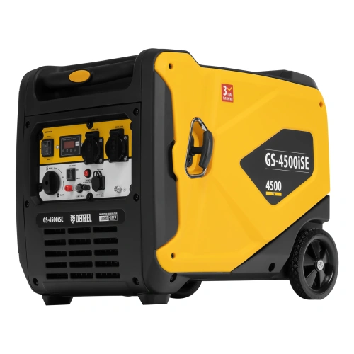 Генератор инверторный GS-4500iSE, 4,5 кВт, 230 В, закрытый корпус, электростартер Denzel по ценам производителя в Казани с доставкой по всей России