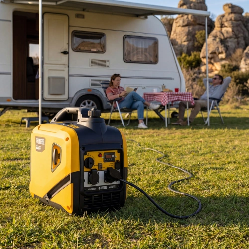 Генератор инверторный GS-3000iS, 3,0 кВт, 230 В, закрытый корпус, ручной старт DENZEL по ценам производителя в Казани с доставкой по всей России