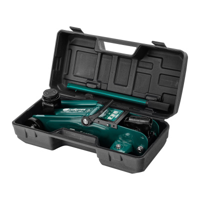 Домкрат гидравлический подкатной, 2 т, 135-320 мм, в пласт. кейсе Сибртех по ценам производителя в Казани с доставкой по всей России