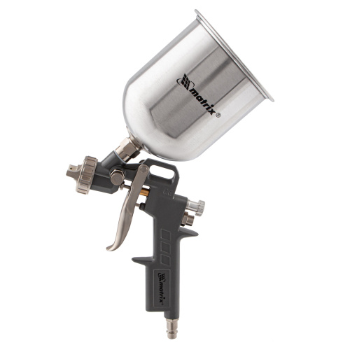 Краскораспылитель пневматический с верхним бачком V 1, 0 л, сопло D 1.2, 1.5 и 1.8 мм Matrix купить в Москве с доставкой по всей России | ProtosMarket.ru