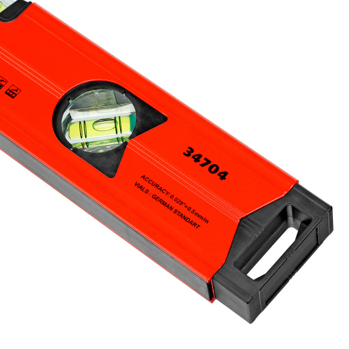 Уровень алюминиевый магнитный, 400 мм, фрезерованный, 3 глазка (1 зеркальный) усиленный Matrix по ценам производителя в Казани с доставкой по всей России