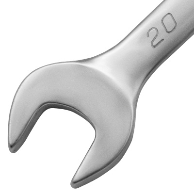 Ключ комбинированный, 20 мм, CrV, матовый хром Matrix по ценам производителя в Казани с доставкой по всей России