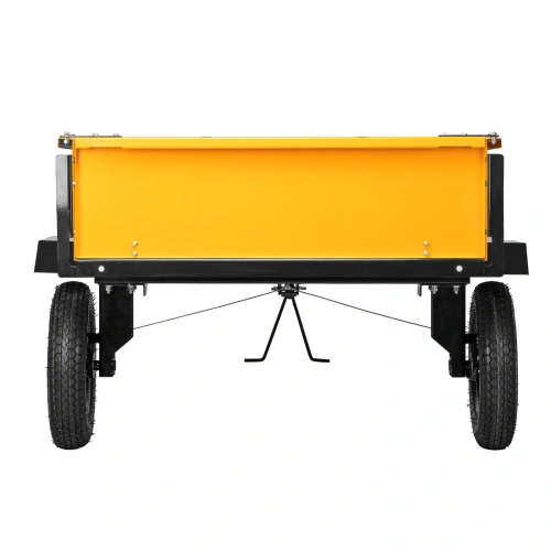 Прицеп для мотоблока TT-500, оцинк., груз. 500 кг, рег. сцепка, колеса 4.00-10, в упаковке Denzel по ценам производителя в Казани с доставкой по всей России