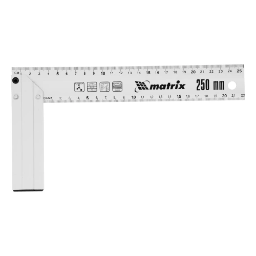 Угольник, 250 мм, алюминиевый, литой Matrix купить в Москве с доставкой по всей России | ProtosMarket.ru