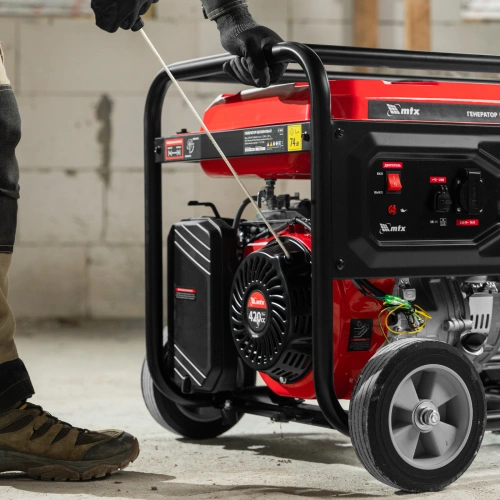 Генератор бензиновый RS-9000, 7 кВт, 230В, ручной стартер MTX по ценам производителя в Казани с доставкой по всей России