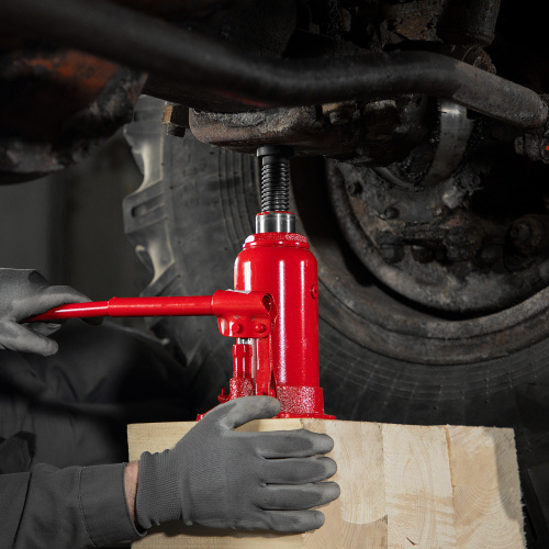 Домкрат гидравлический бутылочный, 12 т, h подъема 210-400 мм Sparta купить в Москве с доставкой по всей России | ProtosMarket.ru