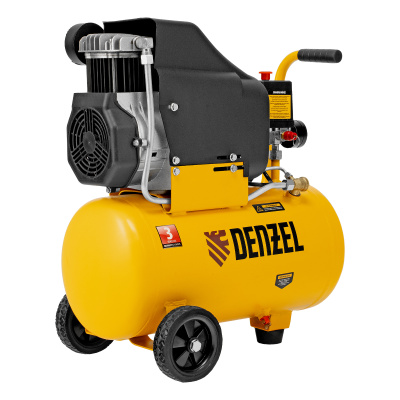 Компрессор воздушный DLC1300/24 безмасляный 1.3 кВт, 24 литра, 206 л/мин Denzel купить в Москве с доставкой по всей России | ProtosMarket.ru