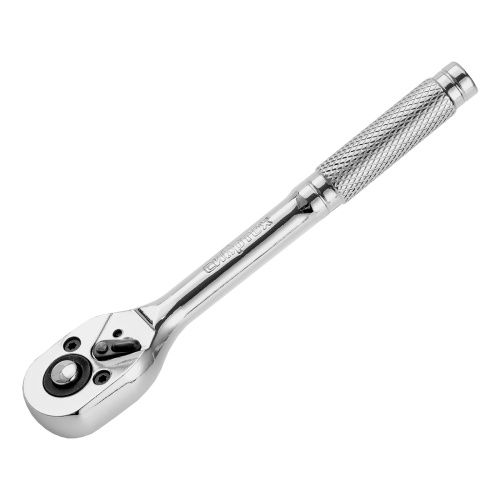 Ключ-трещотка 1/4", 45 зубьев, цельнометаллический, с быстрым сбросом, CrV, хром Сибртех купить в Москве с доставкой по всей России | ProtosMarket.ru