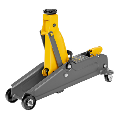 Домкрат гидравлический подкатной, 2 т, 135-385 мм, в пласт. кейсе Denzel по ценам производителя в Казани с доставкой по всей России