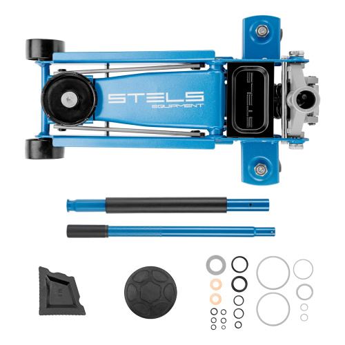 Домкрат гидравлический подкатной, 3 т, 120-450 мм, быстрый подъем, проф. Stels купить в Москве с доставкой по всей России | ProtosMarket.ru