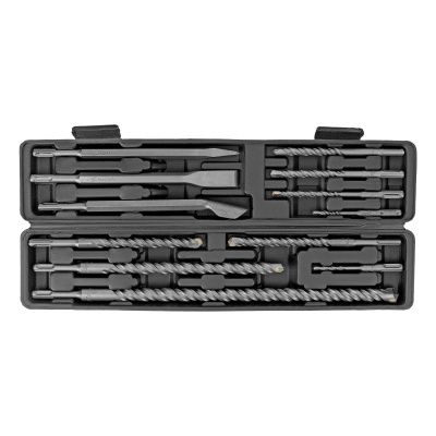 Набор буров по бетону, 5-6 х 110, 8-10-12 х 160, 14-16 х 210, 18 х 300, 20 х 450 мм, зубила, SDS Plus Matrix купить в Москве с доставкой по всей России | ProtosMarket.ru