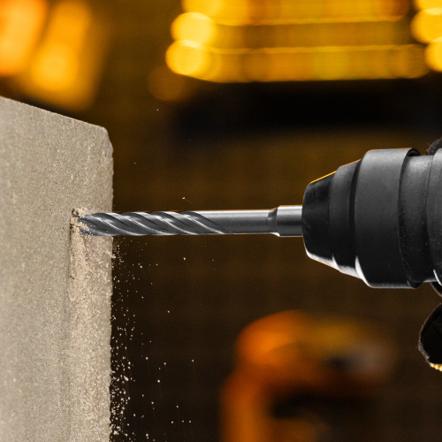 Бур по бетону, цельная крестовая пластина, 10x165 мм, SDS PLUS Denzel по ценам производителя в Казани с доставкой по всей России