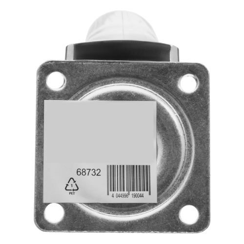 Колесо ПУ прозрачное поворотное d-50 мм, крепление платформенное Сибртех по ценам производителя в Казани с доставкой по всей России