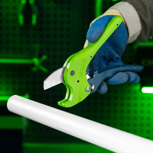 Ножницы для резки изделий из пластика, усиленные, полуавтомат, D до 35 мм Сибртех купить в Москве с доставкой по всей России | ProtosMarket.ru