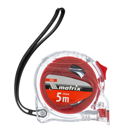 Рулетка Crystal,5 м х 25 мм,корпус из поликарбоната Matrix по ценам производителя в Казани с доставкой по всей России