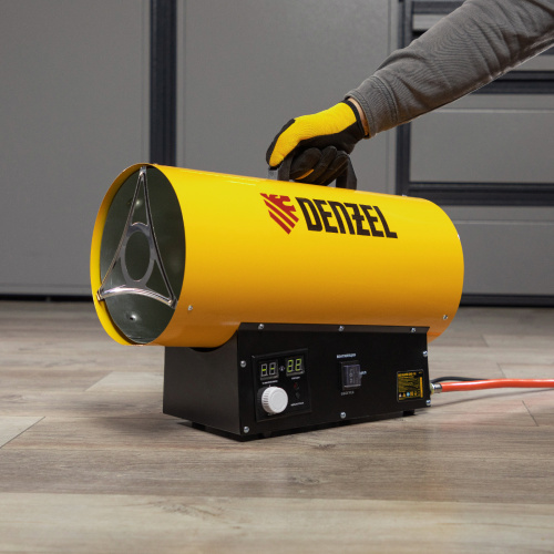 Газовая тепловая пушка GHG-15i, 15 кВт, цифровой термостат, пропан-бутан Denzel по ценам производителя в Казани с доставкой по всей России