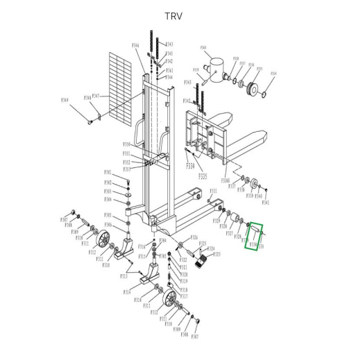 Ось подвильного ролика для TRV по ценам производителя в Казани с доставкой по всей России